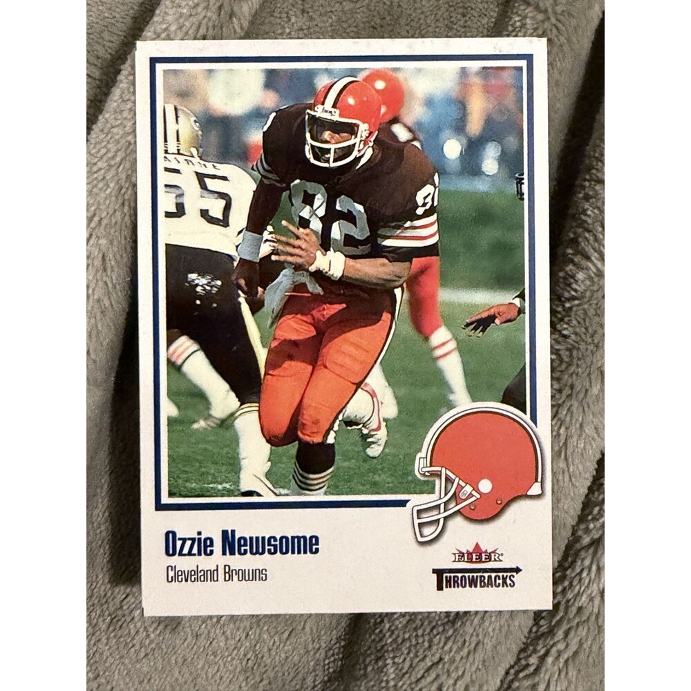 2002 Fleer Throwbacks - Ozzie Newsome #28